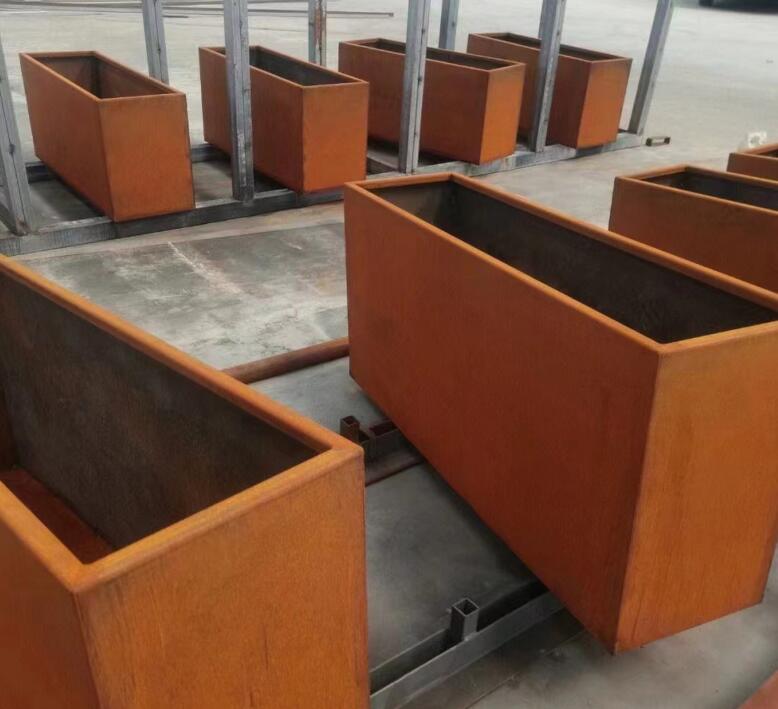 西藏耐候钢花箱